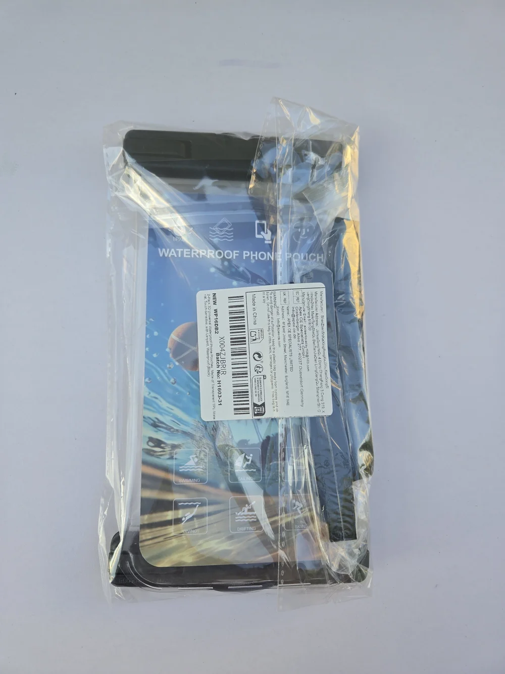 2 Pack Universal Waterproof Phone Pouch-Clear Protective Case with Lanyard